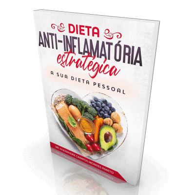 Imagem do livro "Dieta Antiinflamatória Estratégica" com 400 páginas, que pode ser útil para o post "Alimentos Antiinflamatórios". O livro apresenta estratégias alimentares para combater a inflamação no corpo, promovendo uma vida mais saudável e equilibrada.