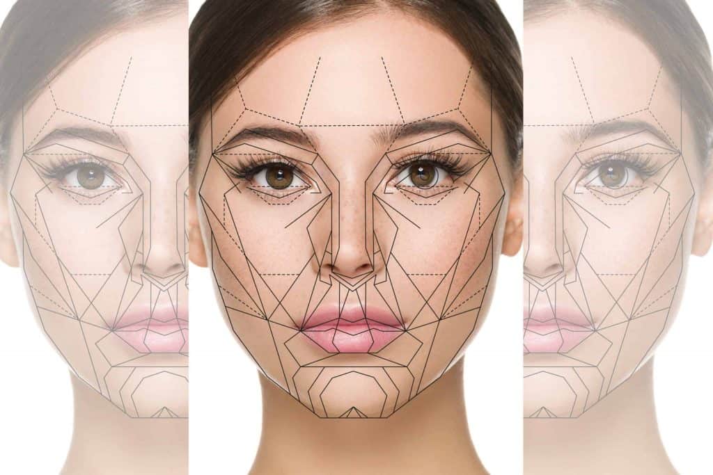 Proporção da face