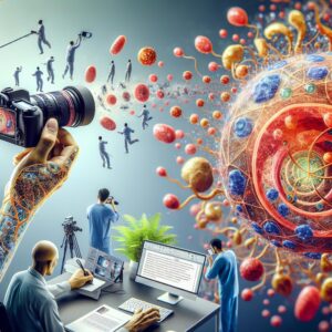 Envie o vídeo ou a transcrição para criar o artigo