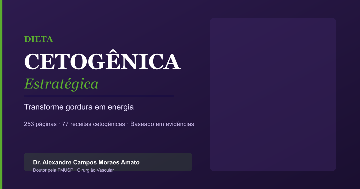 Livro A Dieta Cetogênica Estratégica